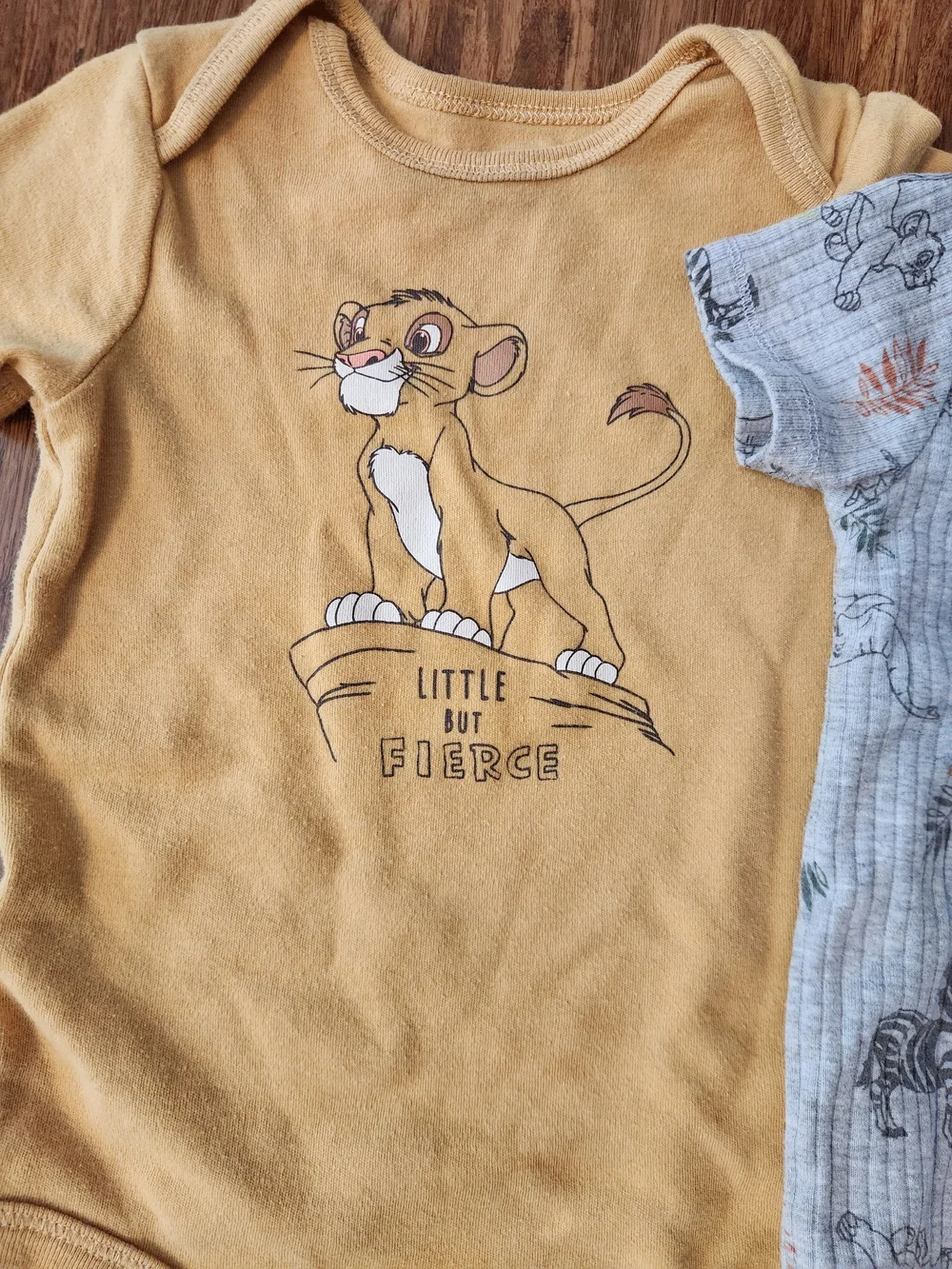 Disney Baby Lion King Kids One-Piece Short Sleeve Bodysuit Set, 24 Months